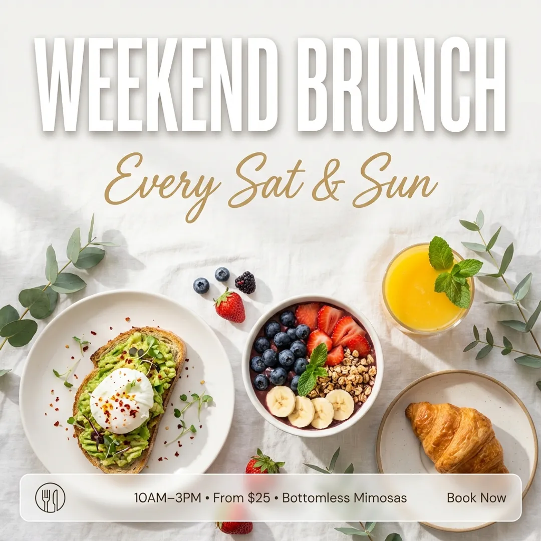 Weekend Brunch Special